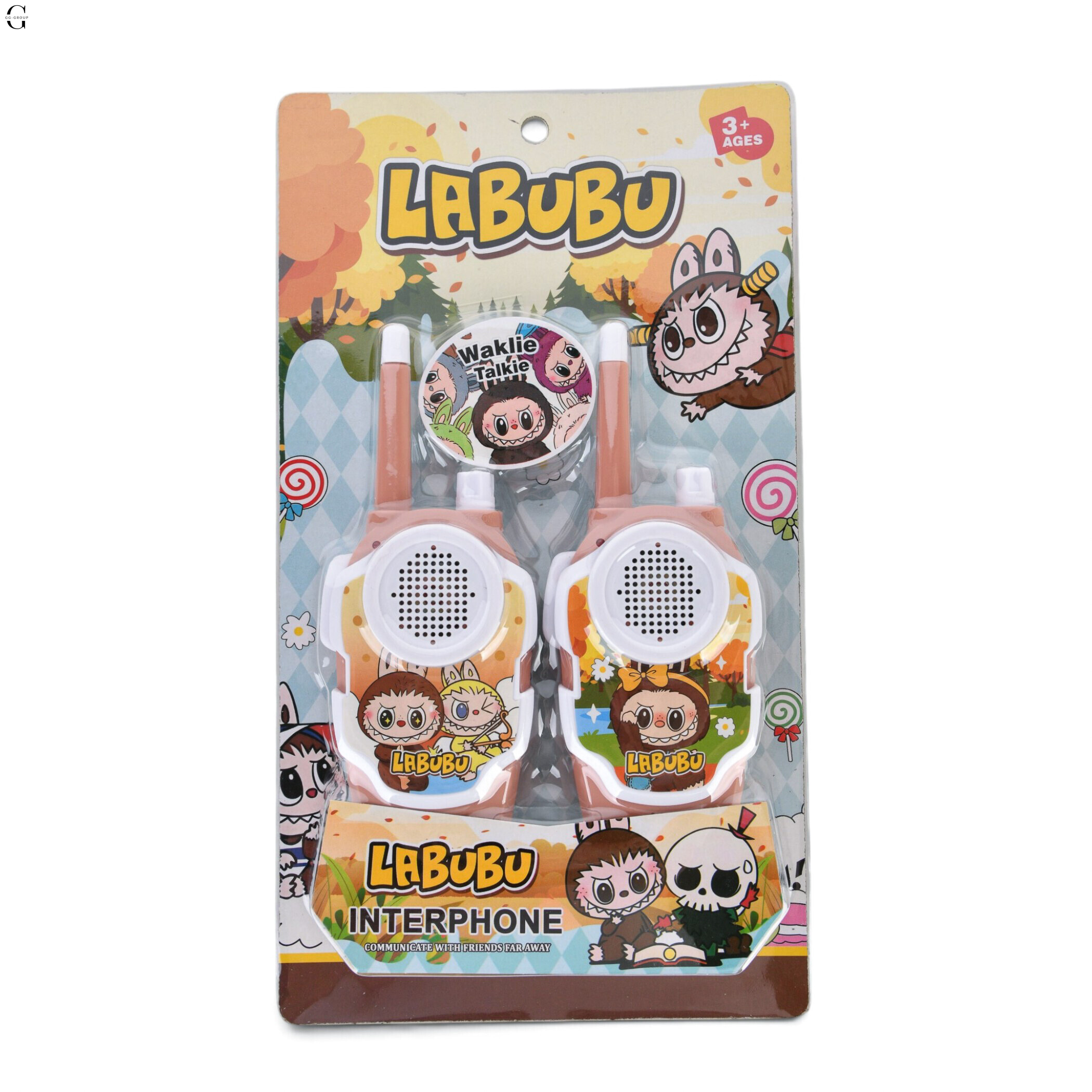 Детские игрушечные рации LABUBU, набор из 2 раций.